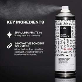 IGK Good Behavior travel set packaging shown from the side highlights TSA-friendly travel sizes