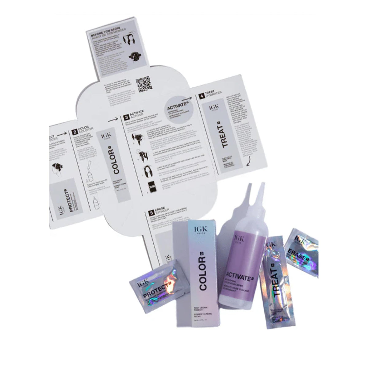 IGK Moon Dance packaging highlights vegan, ammonia-free formula