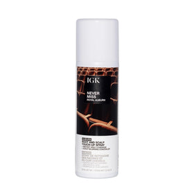 IGK Never Miss Root Touch-Up Spray Auburn conceals gray roots for a natural look.