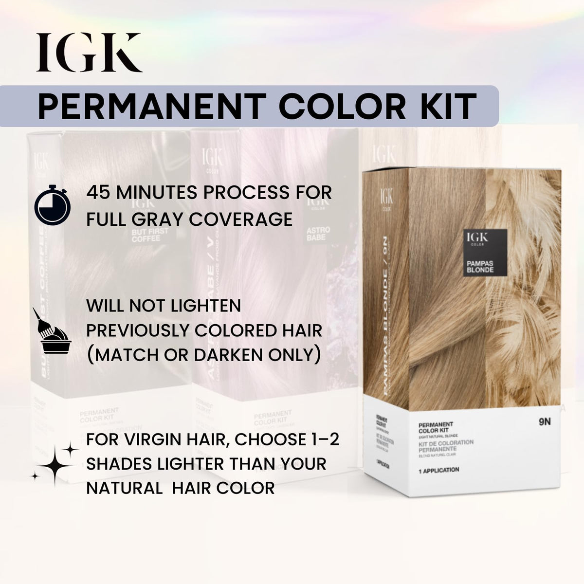 IGK bamboo-extract strengthens hair and supports resilience during coloring