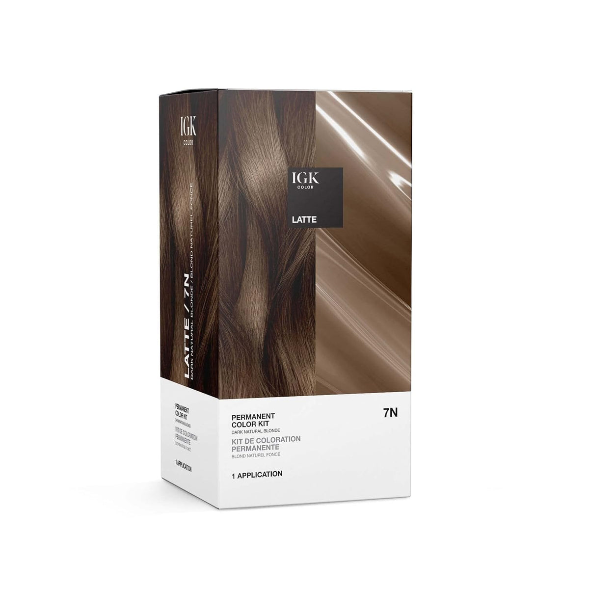 IGK 7N Latte bottle pour for even color coverage