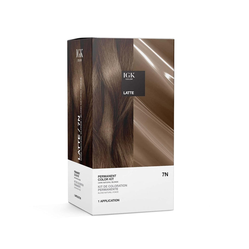 IGK 7N Latte bottle pour for even color coverage