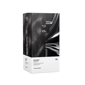 IGK 2N Black dye kit box with shade reference for rich gray coverage.
