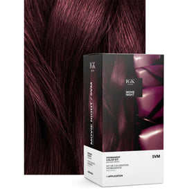 IGK dye bottle for precise mixing and even gray coverage.