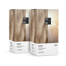 IGK Surf Club box front shows salon-grade color kit for at-home use