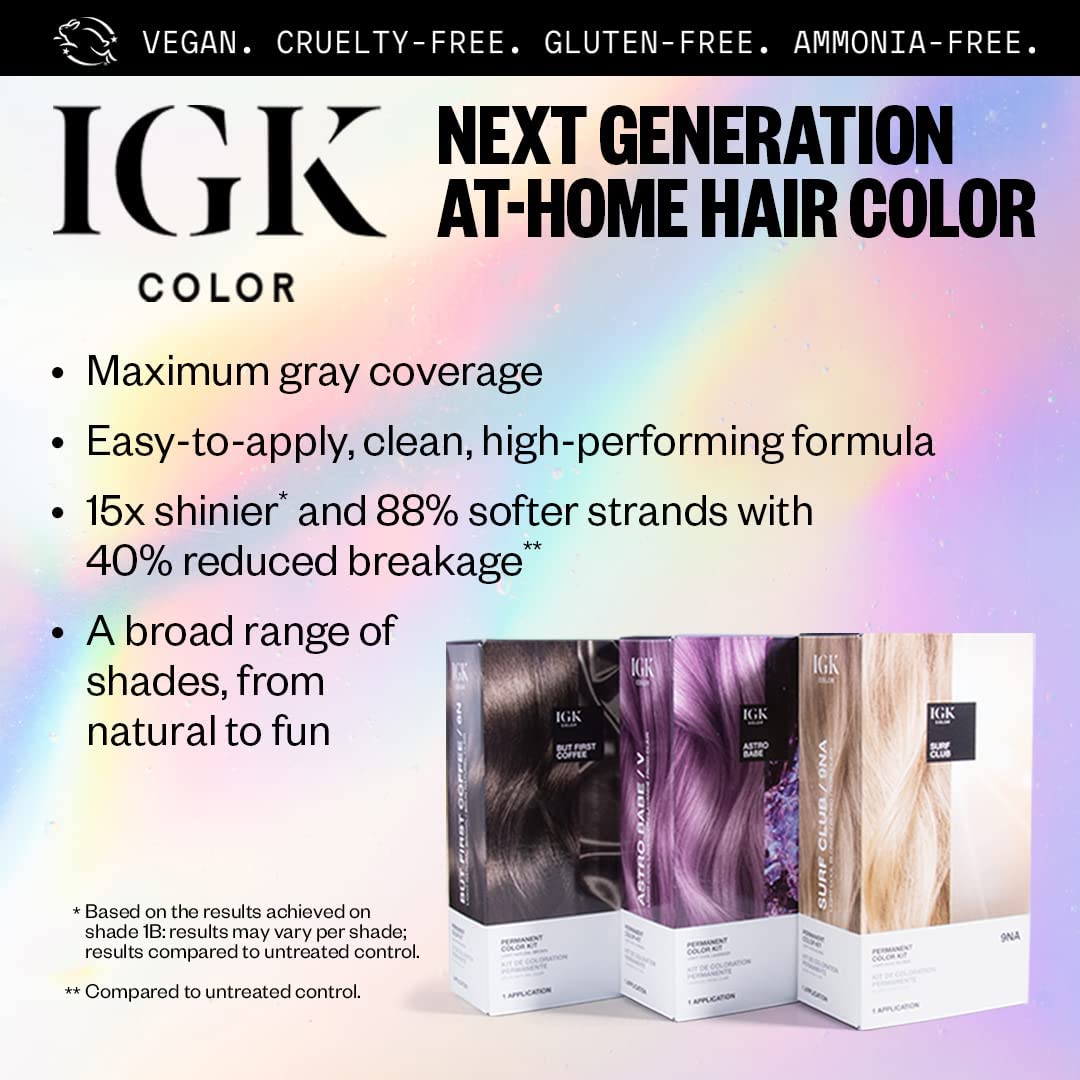 IGK Truth or Dare intense fuchsia box highlighting nourishing formula