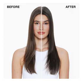 IGK Pitch Black on dark hair demonstrates deeper smoky tones without lift