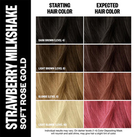 IGK Strawberry Milkshake rose-gold tones bottle showing color refresh