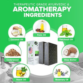 iHeart Nature Neem Soap Bar artisan batch handmade care with natural ingredients.