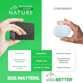 iHeart Nature Neem Soap Bar cedarwood aromatherapy scent for calming wash.