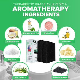 iHeart Nature Tea Tree Oil Drop highlights refreshing, cooling fragrance for shower sensations.