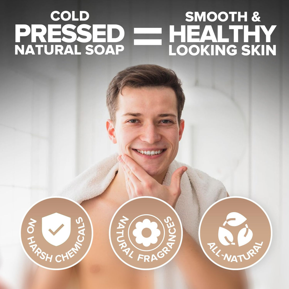 iHeart Patchouli Sea Salt Soap balances hydration with a refreshing cleanse.