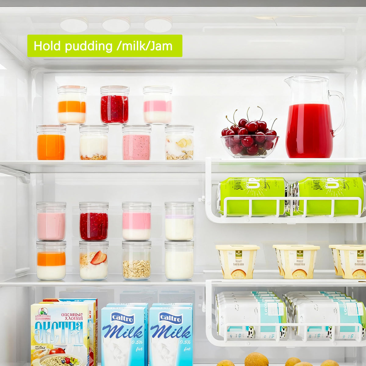 ihomecooker honey jar shows clear contents ideal for gifting or kitchen display.