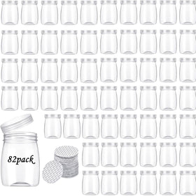 ihomecooker mini pudding jar with clear lid ideal for wedding favors and gifts.