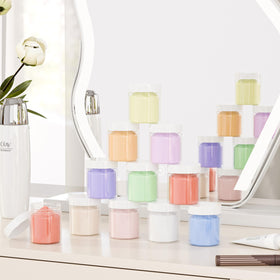 ihomecooker clear containers support organized spice, snack, and cosmetic storage.
