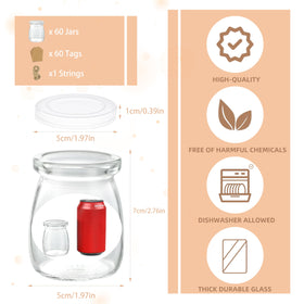 ihomecooker yogurt and jam jar for kitchen storage and gifting