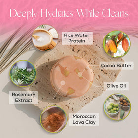 IIBESA Rosemary and Eucalyptus aroma suggests spa-like fragrance during wash.