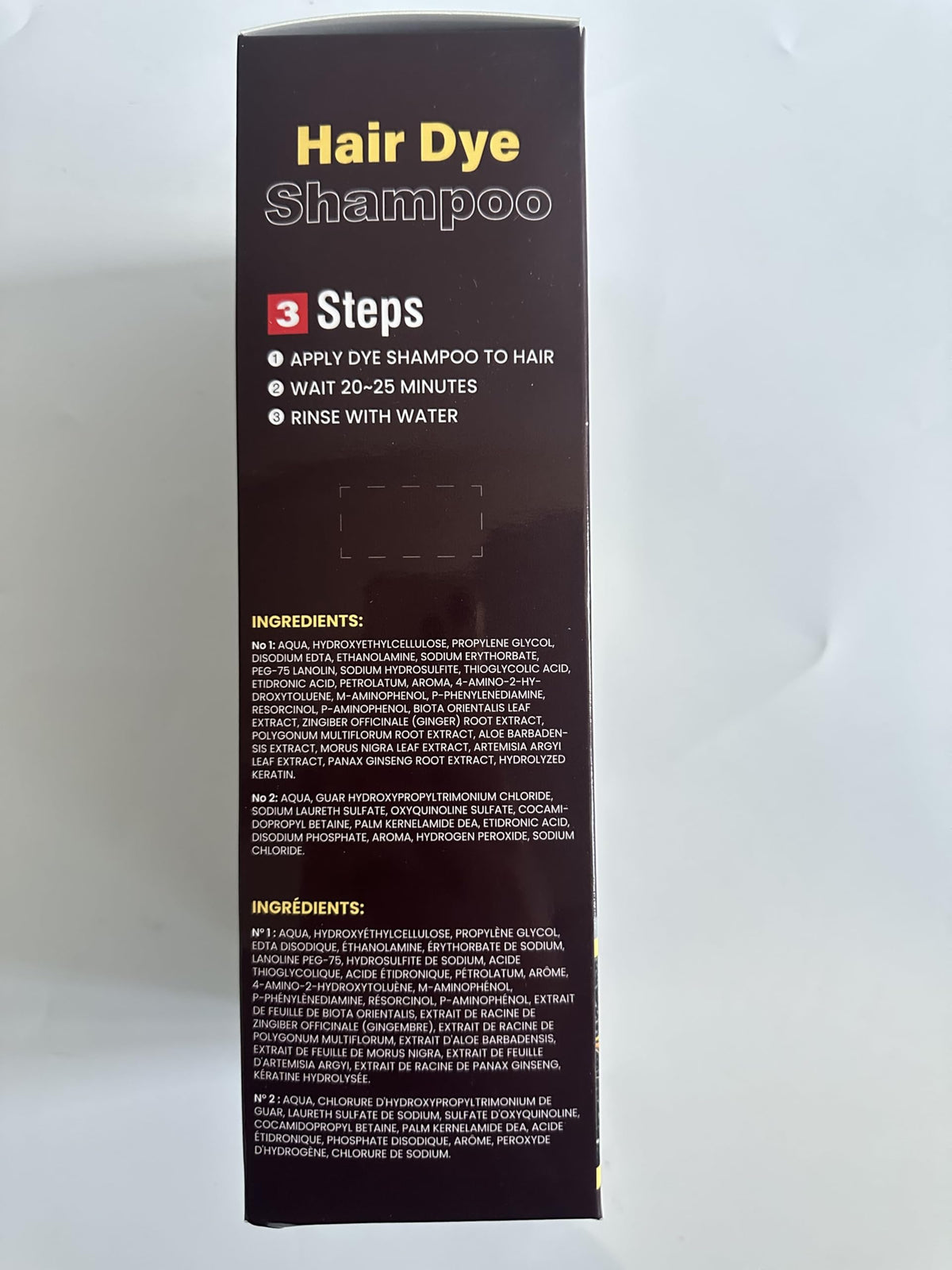 IIIMEIDU Color lasts up to 2-3 weeks with Dark Coffee shade