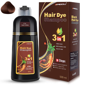 IIIMEIDU Hair Dye Shampoo application kit for at-home color
