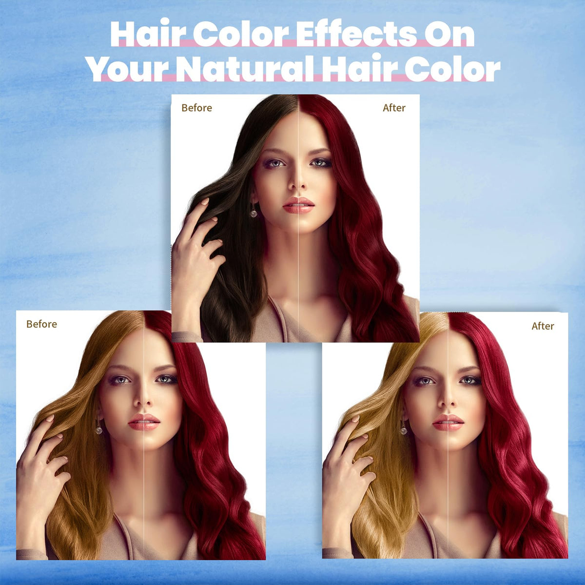 IIIMEIDU color gloves shown for clean, stain-free at-home dye