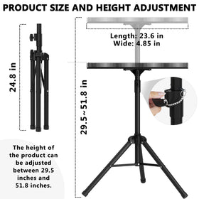 ikare height-adjustable tripod braiding rack offering stable setup for extensions.