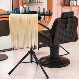 ikare rack with smooth teeth to separate wigs and prevent tangles.