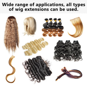 ikare stainless steel rack ideal for washing, coloring, and drying extensions.