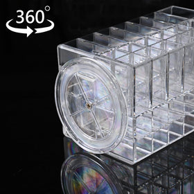Ikee Design Lipstick Organizer countertop display reduces clutter and saves space.