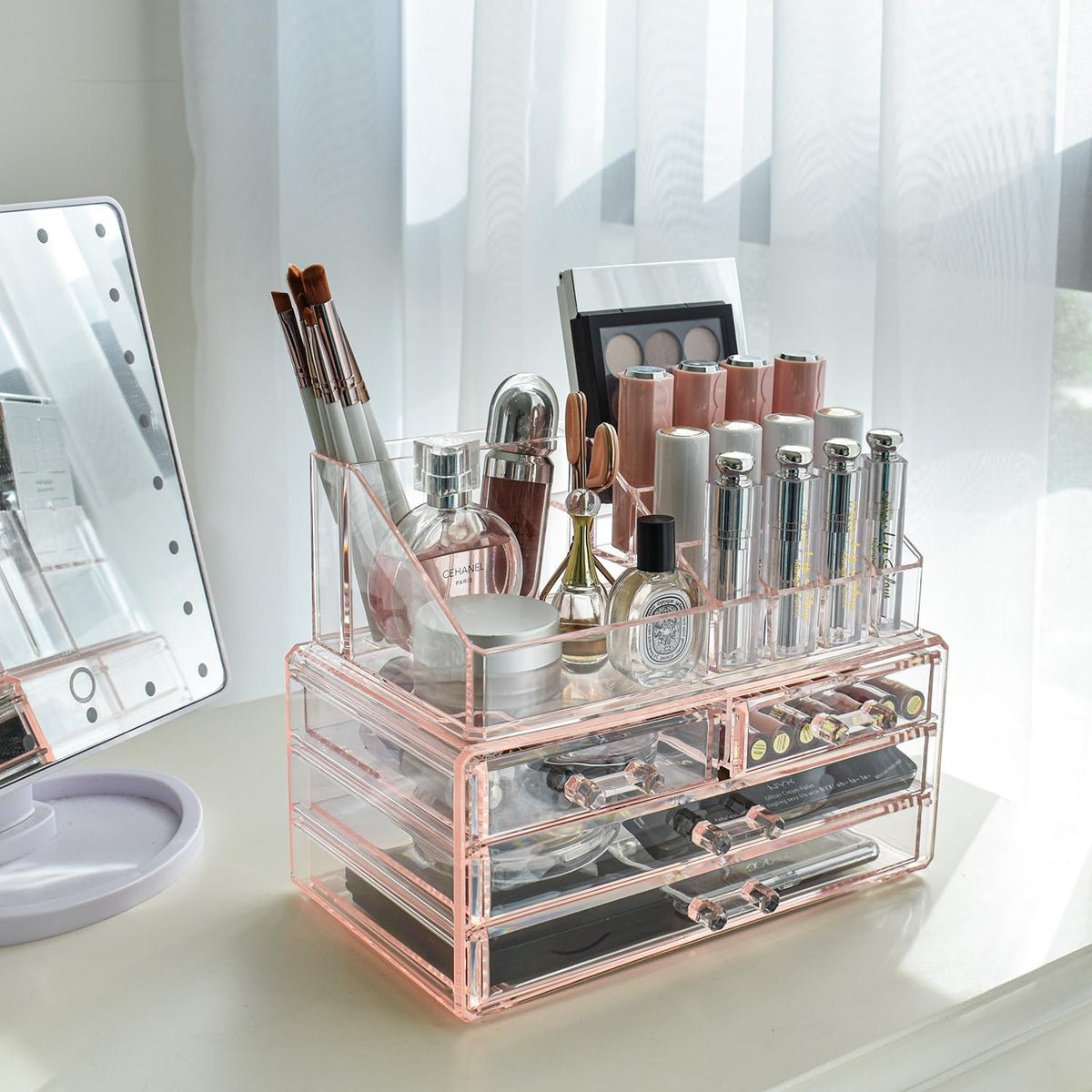 Ikee Design official product badge signals trusted vanity storage.