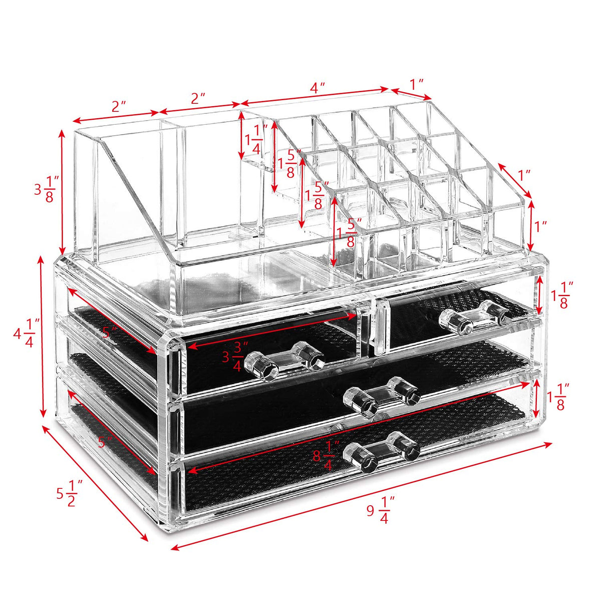 Ikee Design removable top lipstick holders provide flexible arrangement for favorite shades.