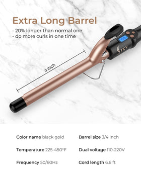 IKV ergonomic slim handle reduces fatigue during longer styling sessions.