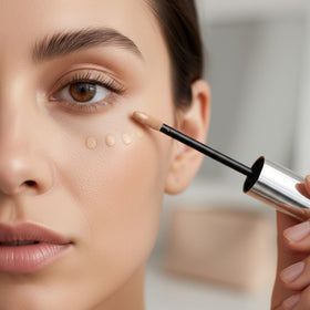 Il Makiage Flawless Concealer 08 swatch demonstrates buildable coverage for spots on skin.
