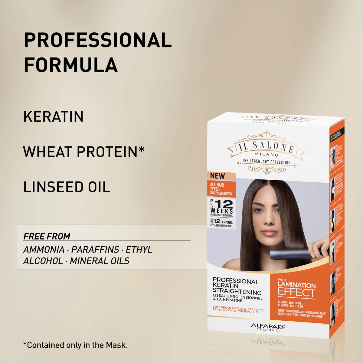 Il Salone Milano post-treatment mask seals in moisture for lasting softness