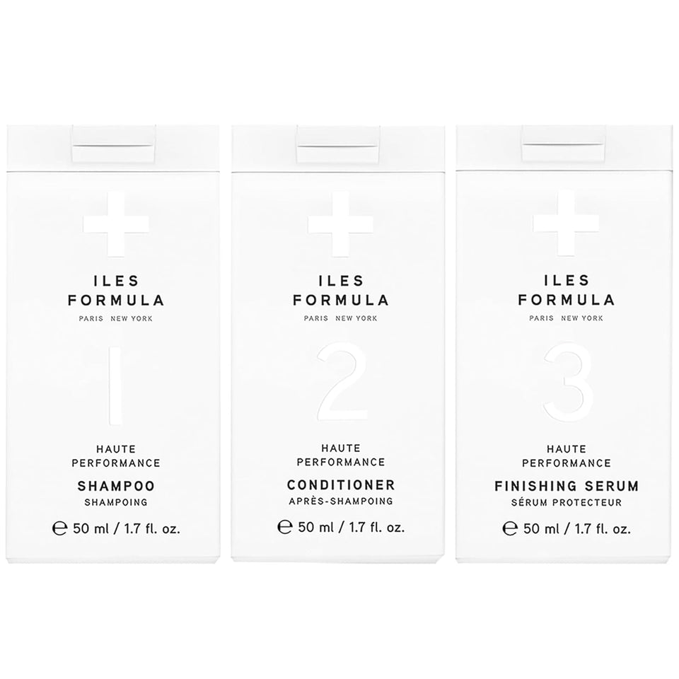 ILES FORMULA Mini Signature Shampoo bottle for travel, frizz control on the go.