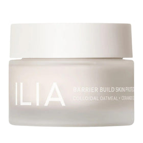 ILIA Barrier Build Cream jar with cushiony texture for all-day hydration