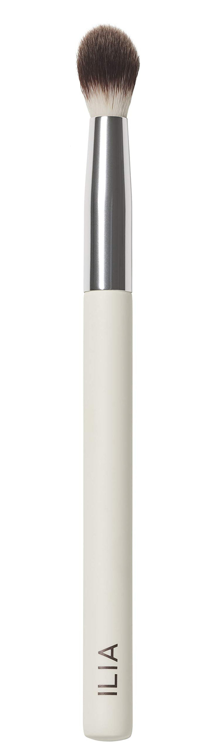 ILIA blending brush with wood handle for precise crease blending