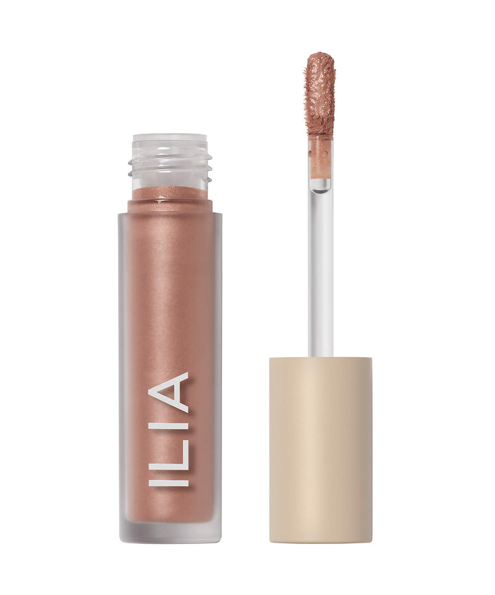 ILIA Chromatic Mythic eye tint bottle showing metallic rose gold finish