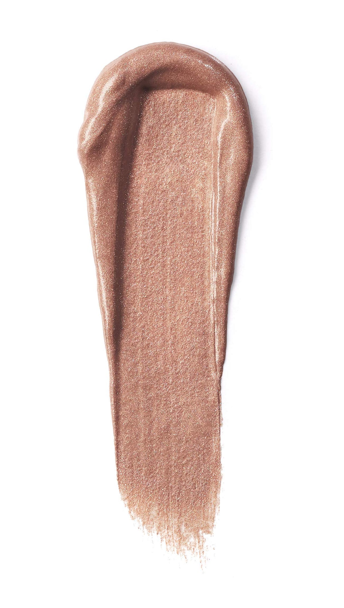 ILIA Chromatic Mythic swatch on skin reveals rose gold shimmer