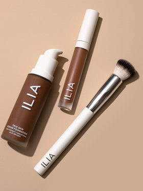 ILIA Complexion Brush uses FSC-certified wood and recyclable materials.