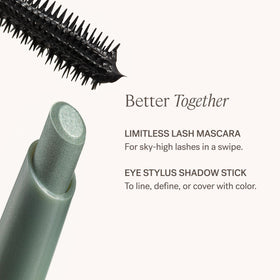 Compact vegan formula packaging for on-the-go makeup routine.