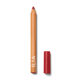 ILIA Lip Sketch Hydrating Crayon Kiln swatch reveals rich berry color for bold lips