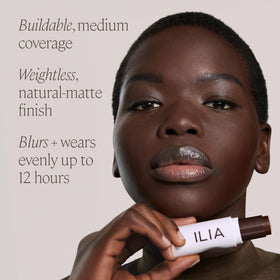 ILIA Skin Rewind Complexion Stick winged kelp extract adds luminosity.
