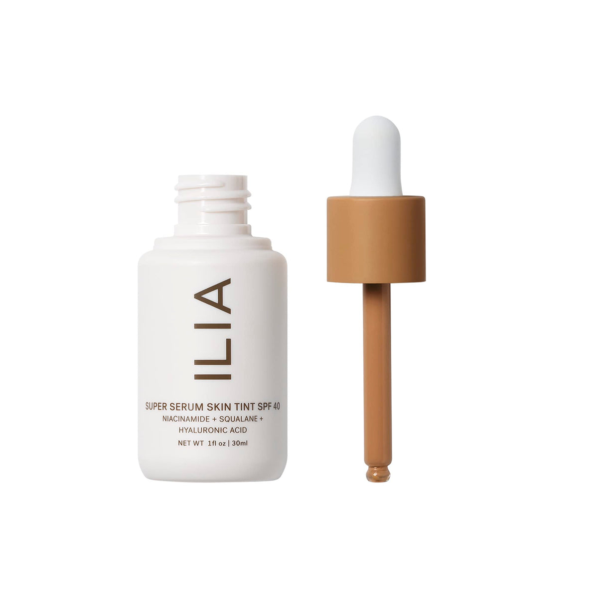 ILIA tint swatch on skin shows natural color and breathable wear