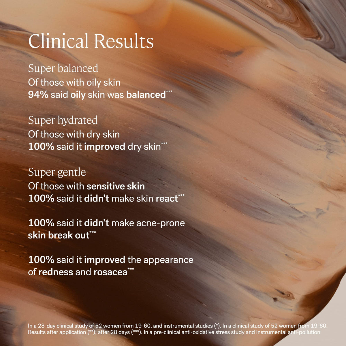 ILIA texture close-up reveals hydrating ingredients and non-greasy feel