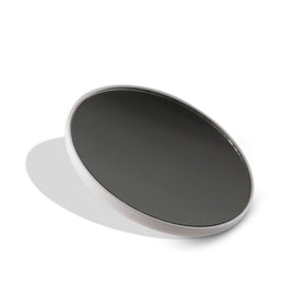 Ilios Lighting 10x makeup mirror compact with distortion-free reflection for precise grooming on the go.