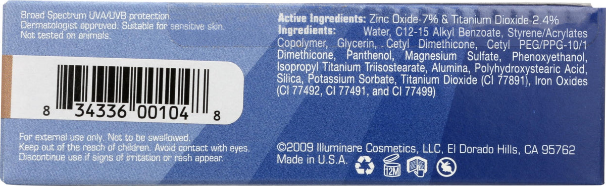 ILLUMINARÉ Sienna Sun cap close-up highlighting smooth texture for natural-looking skin