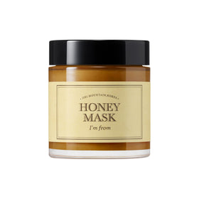 I'm from Honey Beauty Mask bottle, silky texture for nourishing skin.