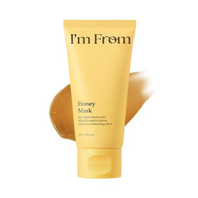 I'm From Honey Mask jar close-up highlighting rich texture for deep hydration.