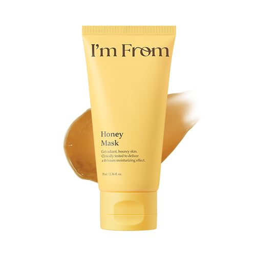 I'm From Honey Mask jar close-up highlighting rich texture for deep hydration.