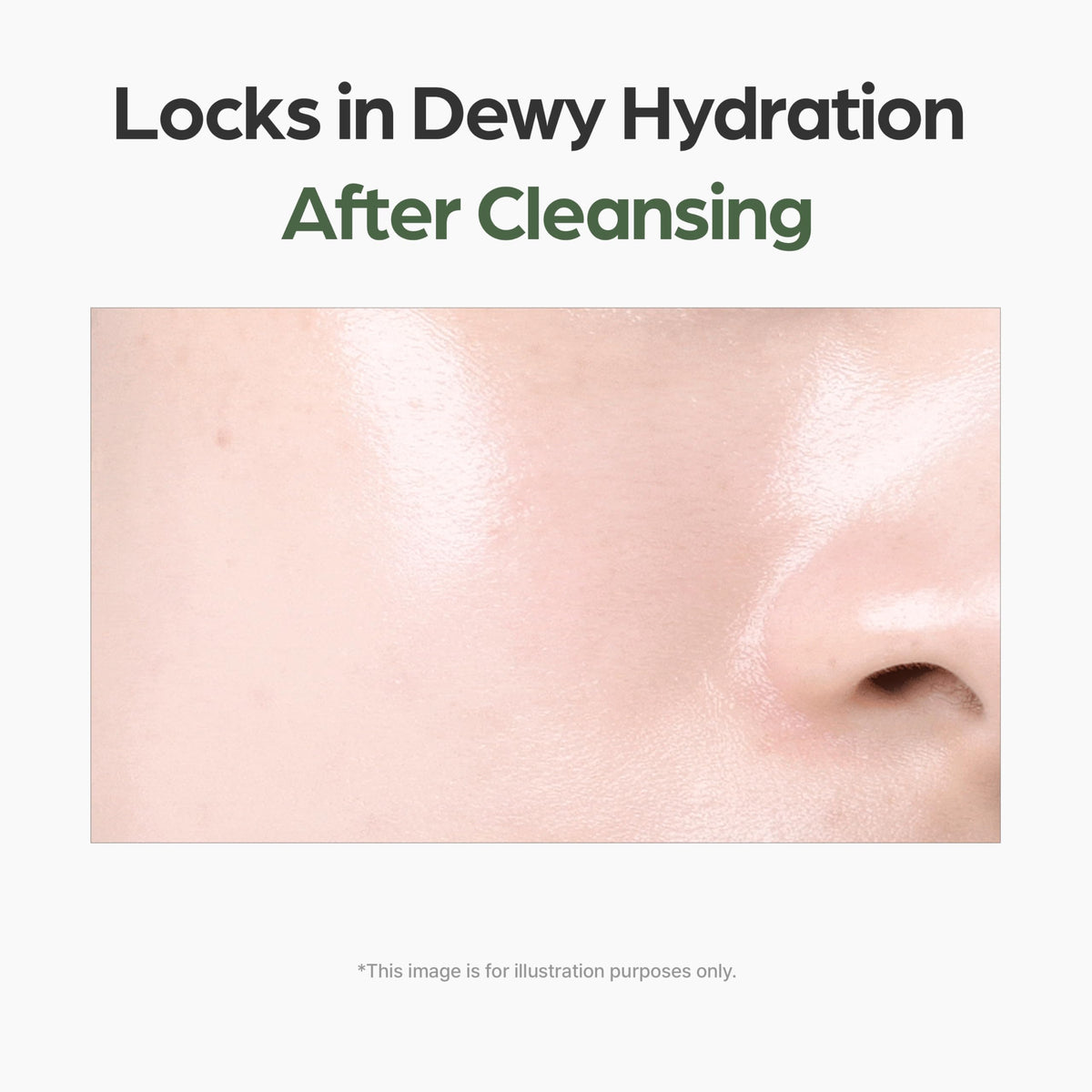 I'm from Mugwort Gel Cleanser foam-lather scene suggests effective pore cleansing.